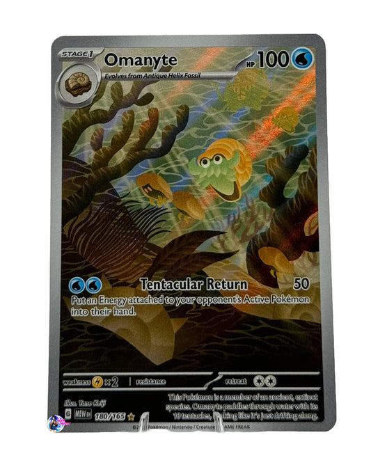 Pokemon Scarlet & Violet: Omanyte Full Art