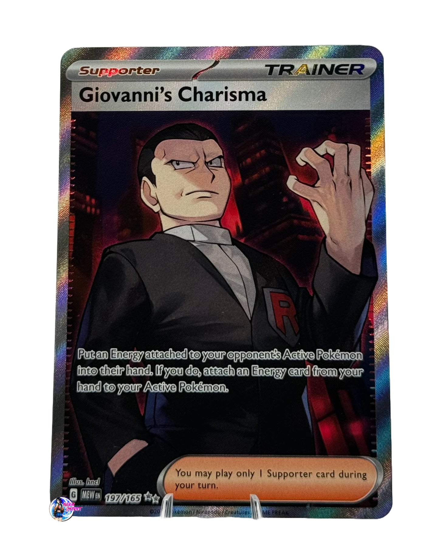 Pokemon 151: Giovanni's Charisma Full Art