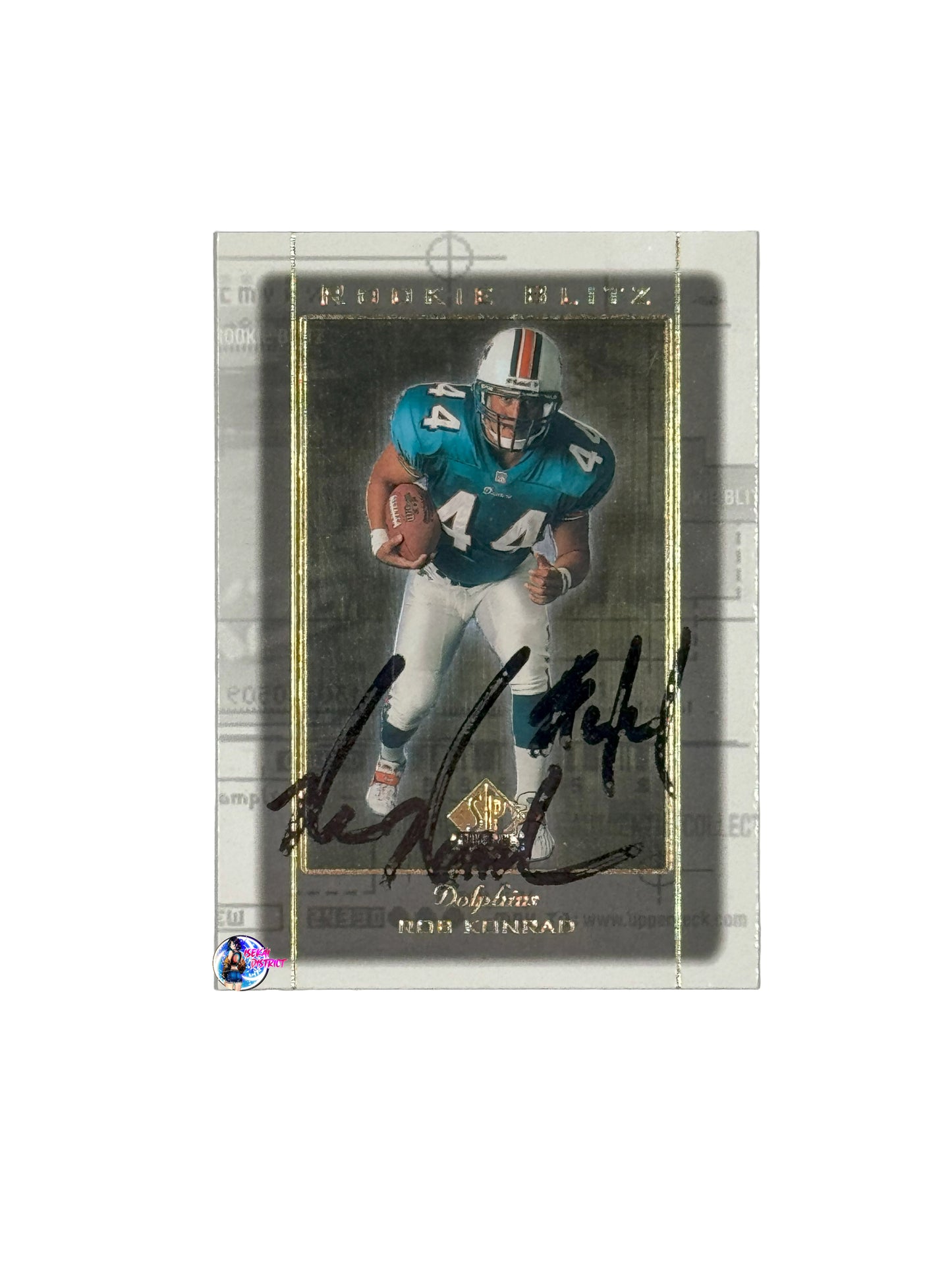 1999 Upper Deck SP Authentic #RB15 Rob Konrad (Miami Dolphins) (Signed)