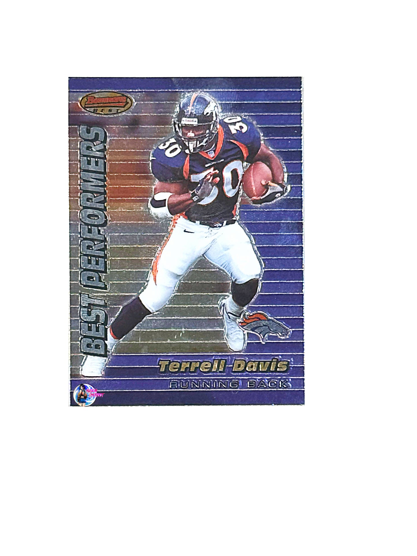 1999 Topps Bowmans Best (Best Performers) Terrell Davis (#93) (Denver Broncos)