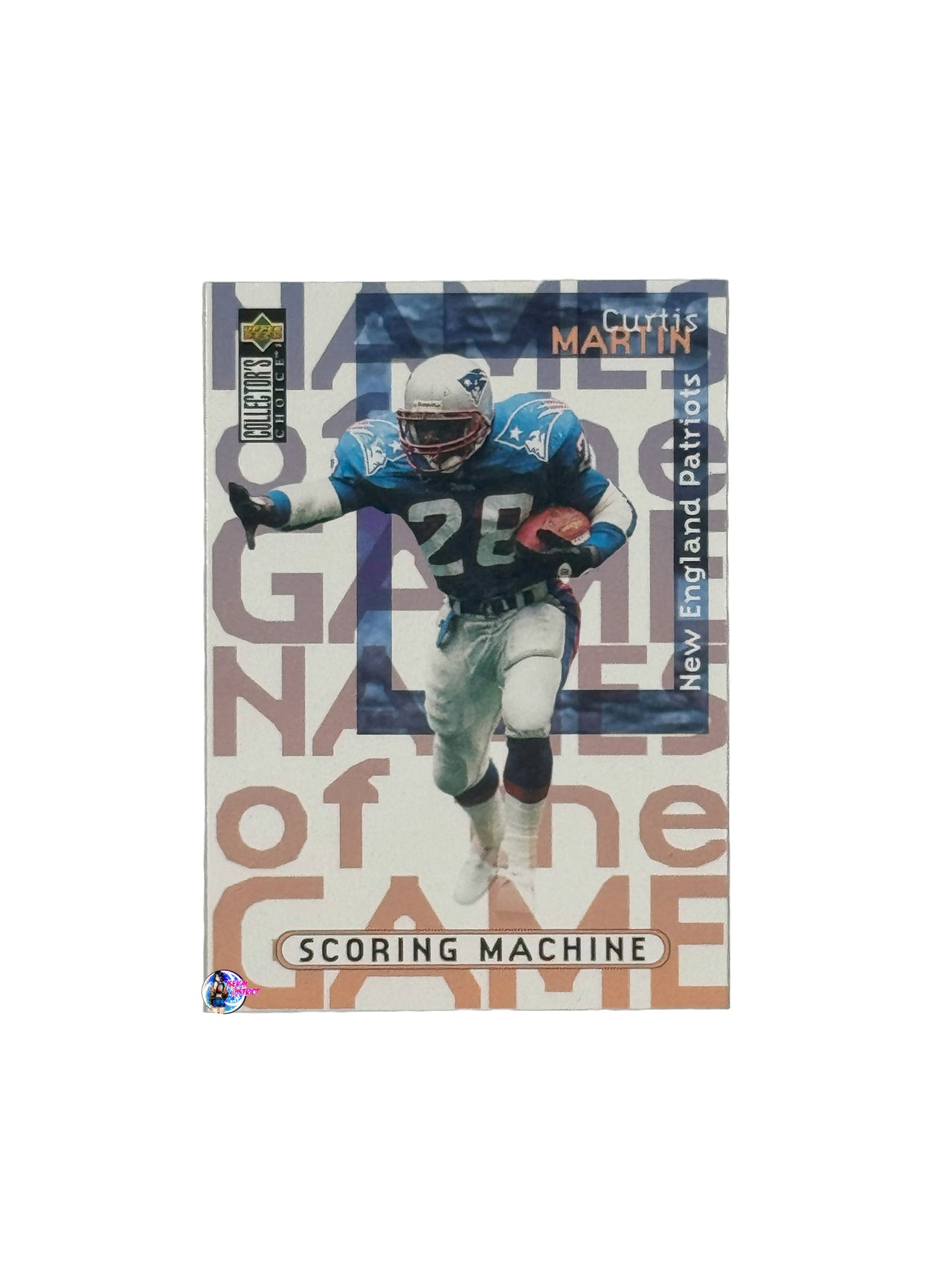 1997 Upper Deck Collectors Choice Curtis Martin (#78) (New England Patriots)