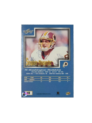 1999 Score 49 Stephen Alexander (Washington Redskins)