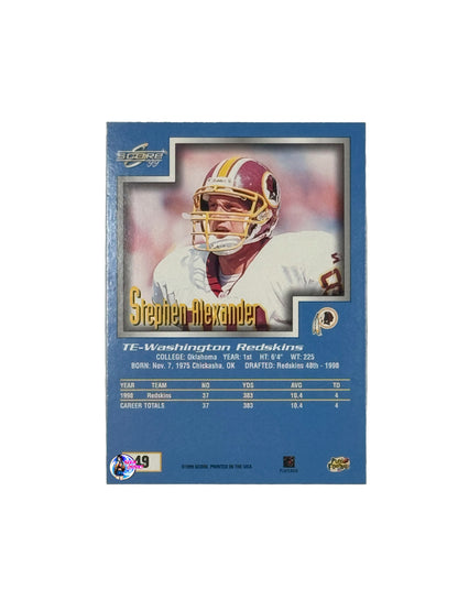 1999 Score 49 Stephen Alexander (Washington Redskins)