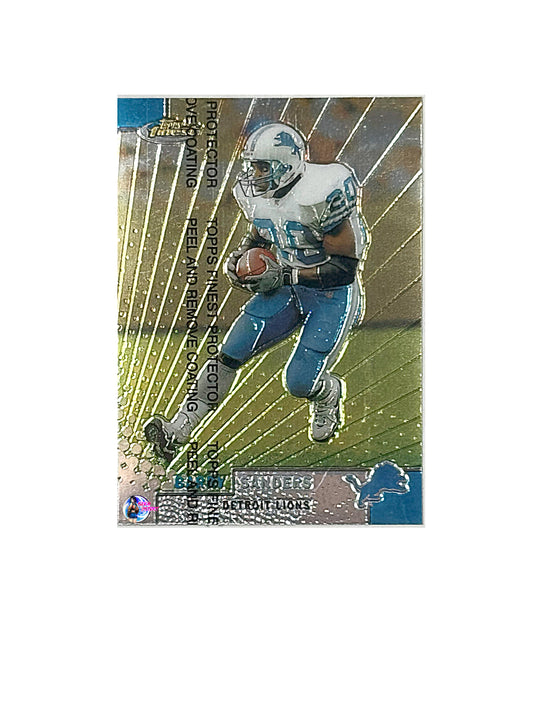 1999 Topps Finest Barry Sanders (80) (Detroit Lions)