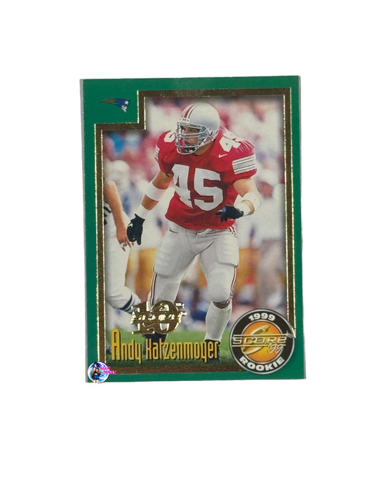 1999 Score Anniversary Showcase #255 Andy Katzenmoyer (New England Patriots) 0282/1989