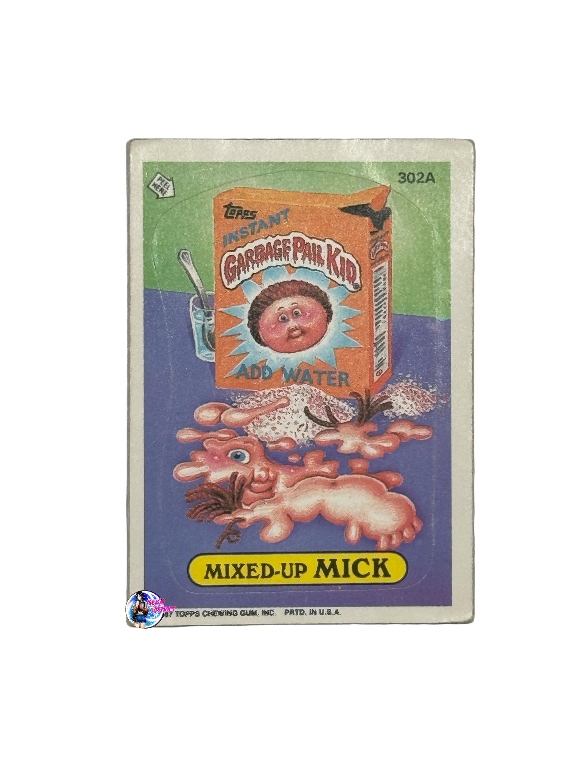 Garbage Pail Kids 1987 Mixed-Up Mick 302A