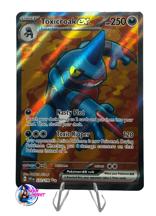 Pokemon Scarlet & Violet: Toxicroak ex Full Art #232