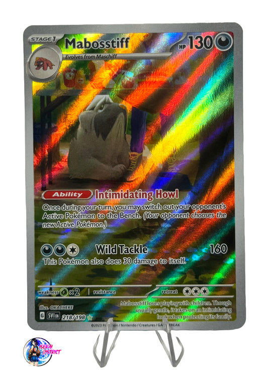 Pokemon Scarlet & Violet: Mabosstif Full Art #218