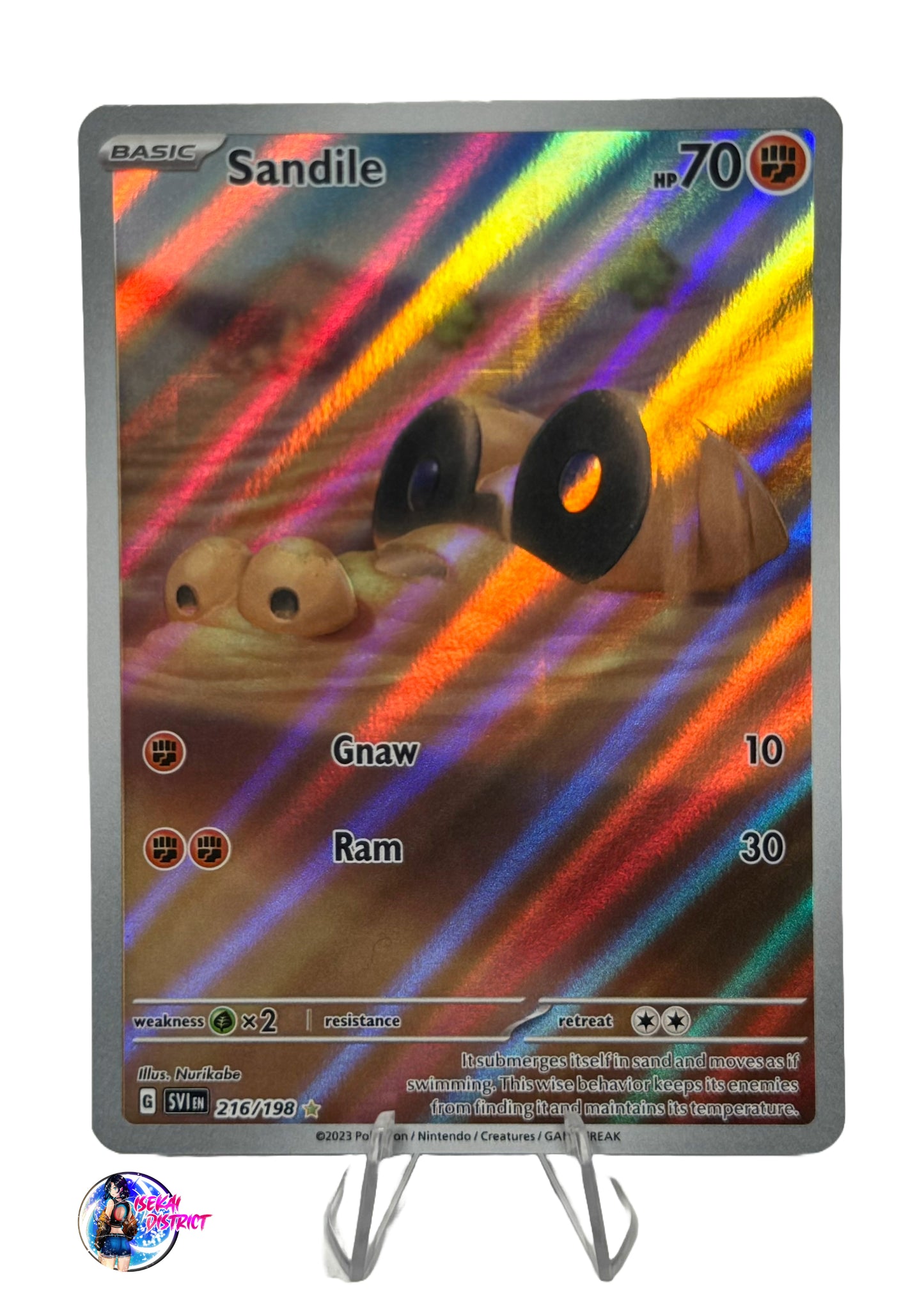 Pokemon Scarlet & Violet: Sandile Full Art #216