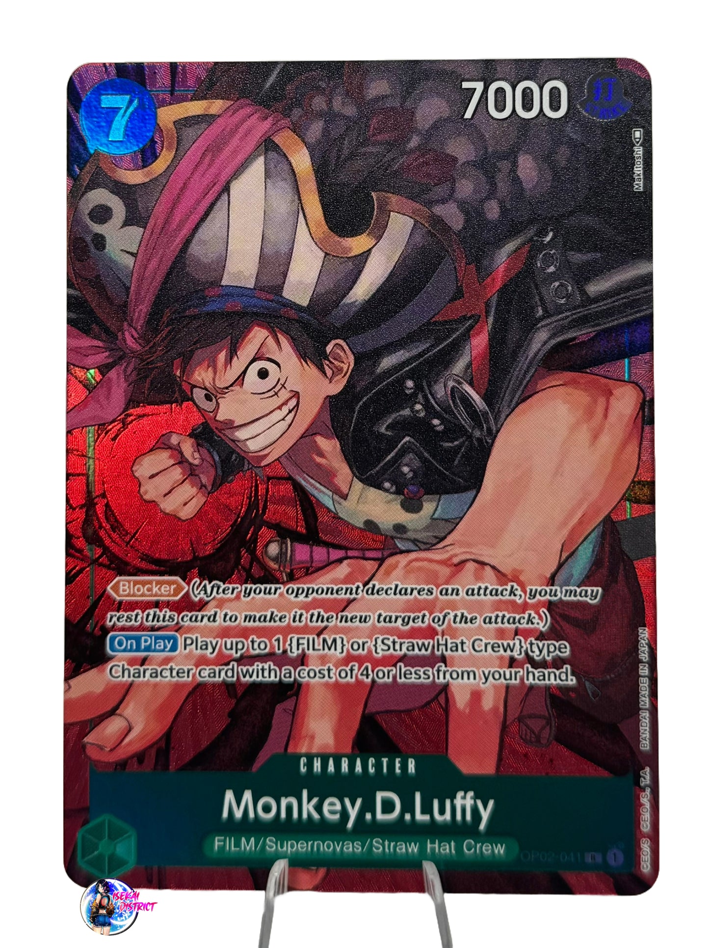 One Piece TCG: Monkey.D.Luffy (OP02-041) (R) (Alternate Art)