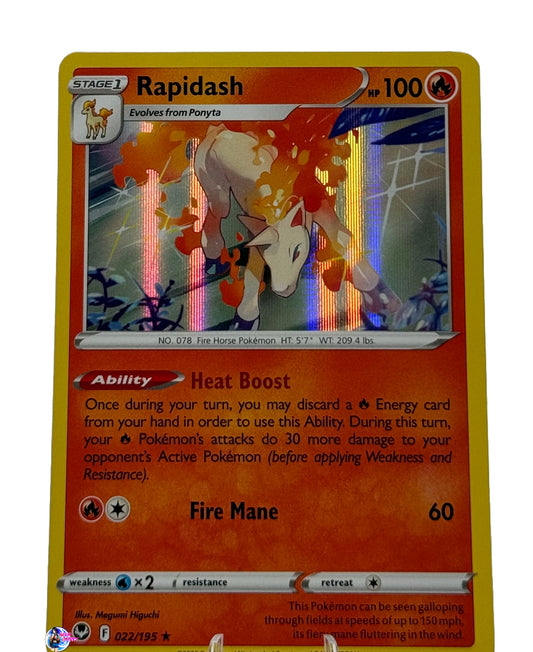 Pokemon Silver Tempest: Rapidash Holo #022