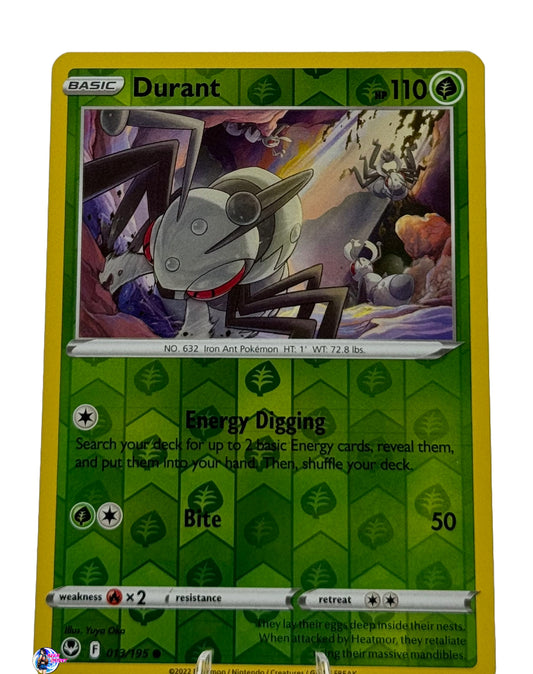 Pokemon Silver Tempest: Durant Reverse Holo #013