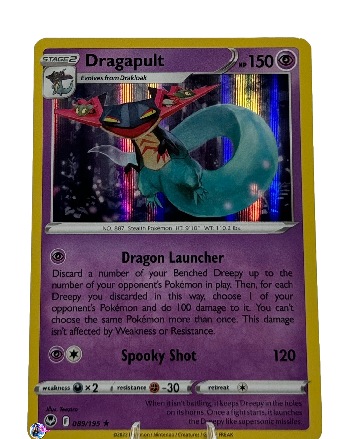 Pokemon Silver Tempest: Dragapult Holo #089