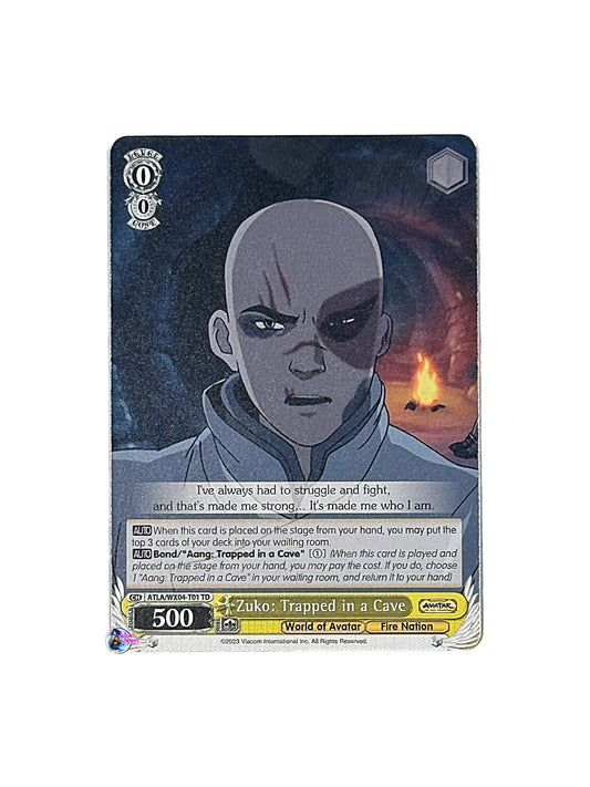 Weiss Schwarz The Last Airbender: Zuko Trapped in a Cave